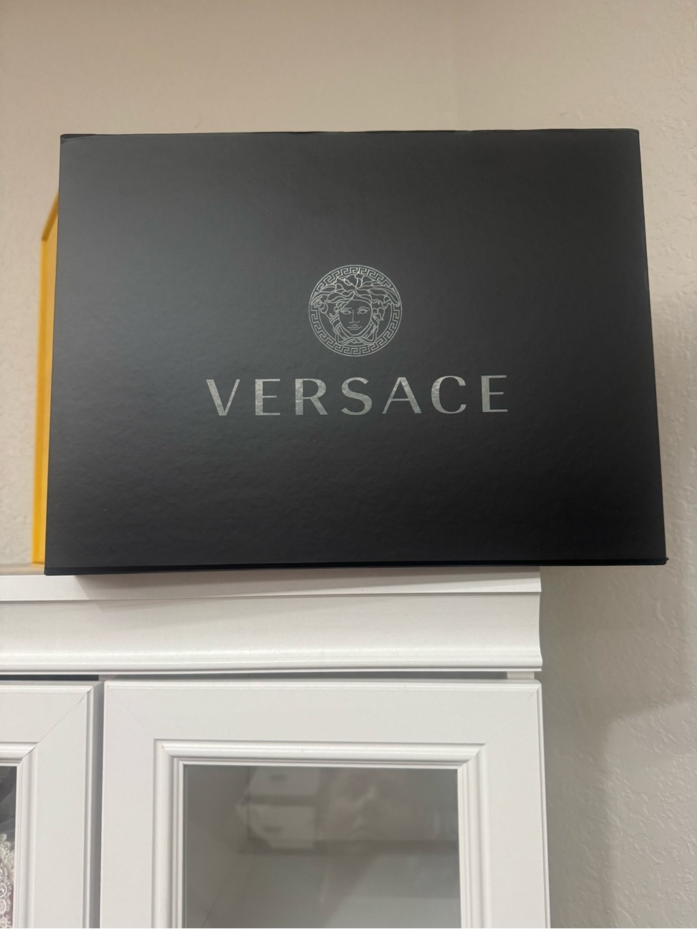 Versace Black Box with Silver Logo